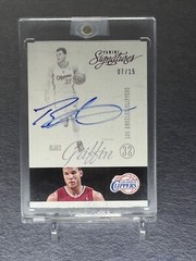 2012-13 Blake Griffin ON CARD AUTO Panini Signatures #’d 07/15