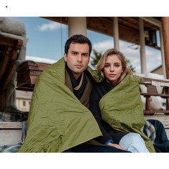 Warm Polar Fleece Blanket Picnic Outdoor & Beach, Machine Washable Camping Qu…