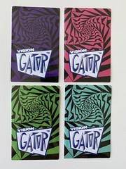 VISION SKATEBOARD STICKER SET GATOR STICKER BONES SKATEBOARD VINTAGE Blind