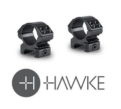 New Hawke Sport Optics Match Mount 1 In Riflescope Rings Weaver Rail Medium