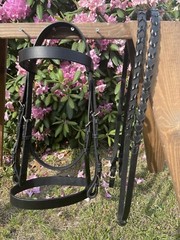 Leaders Leather Hunt Bridle For Cob- W/leather Laced Reins!