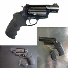 Diamond Pro Grip for Taurus Compact Public Defender with Steel Frame Black