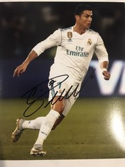 Cristiano Ronaldo Signed Real Madrid 8×10 Photo COA