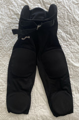 Riddell Youth 7 Piece Integrated Football Pants, Medium, Black