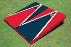 Red And Navy Alternating Triangle Set