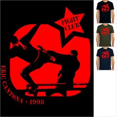 Eric Cantona, Kungfu, Manchester Legend, T-Shirt, Cult Football! S-XXL!