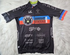 JL Velo Monster Media Racing Cycling Jersey – Mens (L)