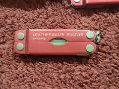 Leatherman Micra 10-in-1 Multi-Tool Keychain Carry Red