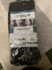 EquiRoyal Suede/leather Half Chaps