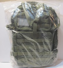 USCCA Military Green Tactical Large Backpack Adjustable Straps 10 Multi Pocket