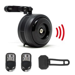 Waterproof Bike Alarm Horn w/Remote Controller – Eco-Friendly, USB Rechargeab…