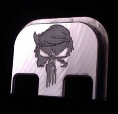 Rear Slide Plate Covers, Magazine Base & Combos, Fits Glock TRUMP PUNISHER