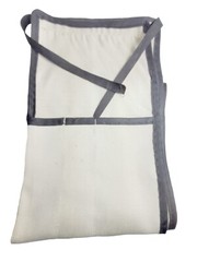FLY ROD CLOTH BAG, ROD SOCK LIGHT TAN BLACK TRIM FOR A 2PC 9FT FLY ROD