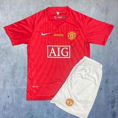 2018 Manchester United Kids Retro Home Soccer Kit – Cristiano Ronaldo Edition