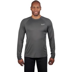 Milwaukee 402G-LDY Men’s Workskin Long Sleeve Shirt Gray Size Large
