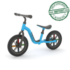 Chillafish Blue Buzzi 10′ Balance Bike for Kids, Toddler Bike Adjustable Seat