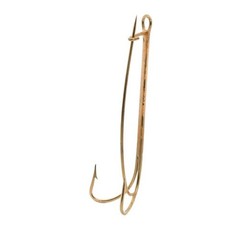Mustad Classic Liver Hook with Safety Pin Bronze 5 Per Pack
