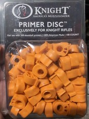 Knight Primer Disc Orange 100 count for 209 Shotshell M901107 NEW