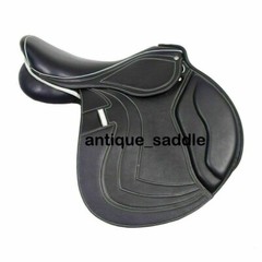 Leather Jumping/Close Contact Double Flap New Adjustable Gullets Horse Saddle