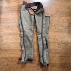 Journeymen Saddlers Full Chaps Womens English Riding Brown Calf Leather USA