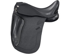Equitare English Saddle Harmony Dressage Leather Black ES355