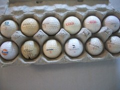 Vintage Logo Golf Balls: Lot of 240, (20 dozen), used, many Pittsburgh , PA