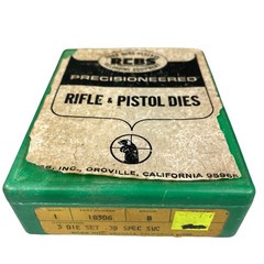 RCBS Reloading Dies 38 Special .38 Spec SWC 2 Die Set 18306 Seat & Sizer Only