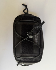 Maxpedition Black Nylon Tactical Zip Pouch, MOLLE Compatible