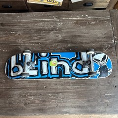 bLind Skateboard Matte OG Logo Blue Black Complete bLind 2013