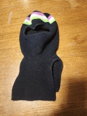 Vintage Arctic Cat Snowmobile Winter Face Mask Black Adult Size