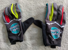 HAND UP Full Finger Cycling Gloves Adult M Black Pink Green Gray