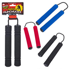 8″ NINJA FOAM PADDED KARATE NUNCHUCKS MARTIAL ARTS Nunchaku Nunchuk