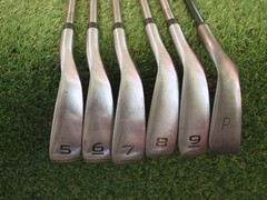 E21 Golf Irons Mixed Years 5-PW Scandium Shock Blok Regular Ships for $25