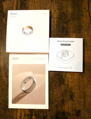 NEW Oura Ring 4 Gold Size 7 + Official Charger + Sizing Kit + Original Box