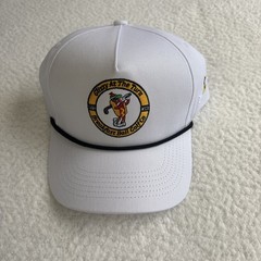 Breakfast Ball Golf Co. Glizzy At The Turn Rope White Snapback Hat