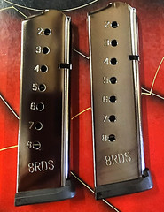 2) 1911 .45 acp NEW S/S Finish 8 round magazines Colt Kimber Rock Island S&W***