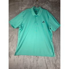 Adidas Golf Polo Shirt Mens XL Extra Large Green Short Sleeve Casual