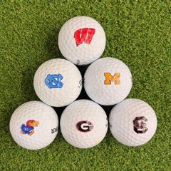 24 College Logo Golf Balls 4A Near Mint Condition FREE SHIPPING