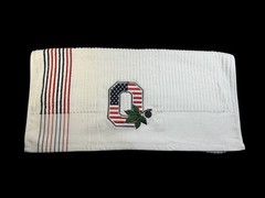 Ohio State University (OSU) Caddy Towel / 44in x 24in (American Flag) Center Cut