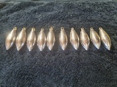 5 X 5oz & 5 X 6oz Bomb Fishing Weights