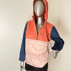 The North Face Women’s Color Block Windwall Fanorak Packable Windbreaker S