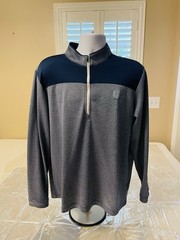 NEW Adidas 1/4 Zip Navy & Gray Pullover Size L – Hempstead Golf & Country Club