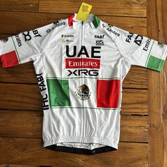 UAE MEXICO CHAMPION TEAM PRO CYCLING JERSEY NEW LARGE 38″ FREE SHIPPING !!