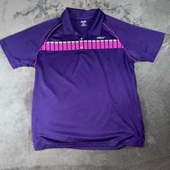 Mens XL Adidas Golf Polo Shirt Purple Good Adizero Graphic Short Sleeve