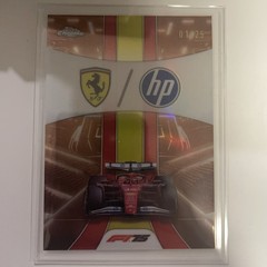 2025 Topps Chrome Formula 1 Scuderia Ferrari HP Orange Refractor /25 #175
