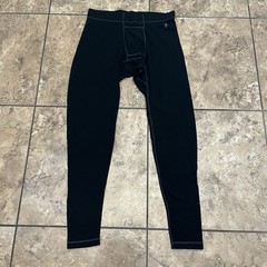 Smartwool Mens XL Classic Thermal Merino Base Layer Bottom Black Hiking