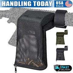 Shell Catcher Zippered Bottom Nylon Brass Collector Mesh Heat Resistant 2 Colors