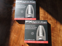 (2) FX HYBRID SLUG 100 Count HOLLOW POINT .22 Caliber .22 GR Airgun Pellets USA