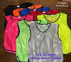 6 SCRIMMAGE TRAINING VESTS SOCCER FOOTBALL YOUTH, CHILD PINNIES JERSEYS, Premier
