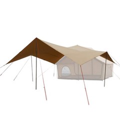DOD Hire Tarp Polycotton Fabric TT5-669-TN Tan Outdoor Camping Japan New